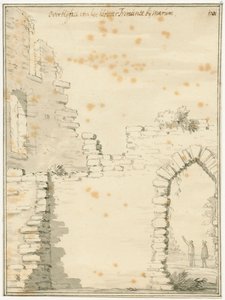 マルムの村の近くの修道院Trimuntの遺跡 作： Jacobus Stellingwerff